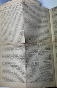 Ziar Istoric - The Times, Londra – 22 iunie 1815- Ediție istorică publicată la doar câteva zile după Bătălia de la Waterloo (18 iunie 1815), care a pus capăt dominației lui Napoleon. - Img 6