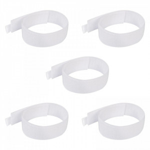 10 darabos nejlon tépőzáras szalag készlet, 150 x 25mm, fehér, Silverline - Img 7
