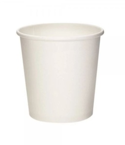 100 darabos papír kávéspohár készlet, 470ml, 16oz, D90, FEHÉR - Img 4