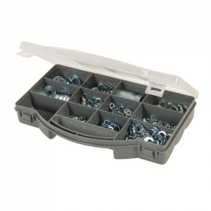 1000 darab horganyzott alátét, M3-M12, M6 x 18 x 1,3mm, M6 x 18 x 1,3mm, M8 x 25 x 1,6mm, M3 x 6, M4 x 8, M5 x 10, M6 x 13, M8 x 16, M10 x 20, M12 x 23mm, Fixman - Img 3