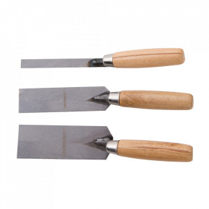 3 darabos kőműves simító készlet, 13, 38, 51mm, Silverline - Img 2