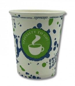 50 darabos papír kávéspohár készlet, 6,5oz, specialitás to go, 190ml, d70