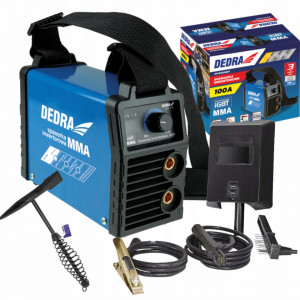 A legkisebb és leghordozhatóbb hegesztőgép, 100A inverter, maximális elektróda 2.5mm, IGBT, HOT Start, Dedra - Img 2