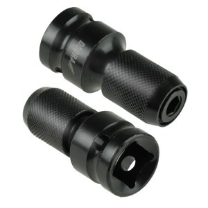 Adaptor de impact, de la 1/2'' la 1/4'' HEX, 38mm, montare rapida bit, Dedra - Img 2
