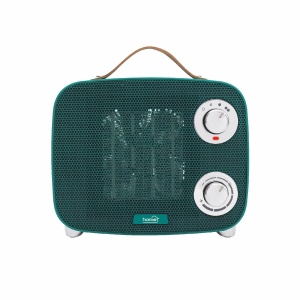 Aeroterma ceramica PTC, portabila,1500W, verde - Img 2
