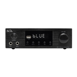 Amplificator audio bluetooth, stereo, 2x50W, USB, intrari MIC, SAL BTA 250 - Img 5