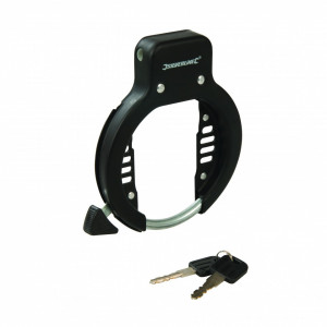 Antifurt pentru biciclete , 62 mm , otel , Silverline Bicycle Frame Lock - Img 4