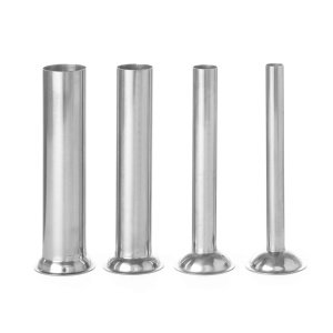 Aparat umplut carnati inox, profesional, manual, capacitate 3 litri, Hendi Profi Line, 3 palnii incluse - Img 2