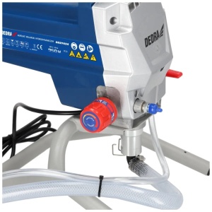 Aparat vopsit electric, pulverizator fara aer de vopsea, 950W, 250 Bar, 2.1L/min, furtun 15m, Dedra - Img 8