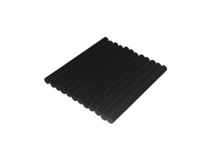 Bagheta silicon universala, negru, set 12buc, 100mm - Img 1