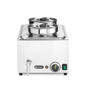 Bain-marie HENDI Ranger + 2x recipiente de 4L cu capac, 8L, 220-240V/1000W, 604x332x(H)315mm - Img 1