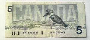 Bancnota Canada - 5 Dollars 1986 - Img 4
