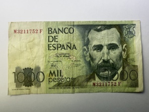 Bancnota Spania - 1000 Pesetas 1979