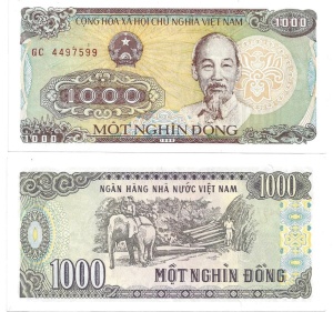 Bancnota Vietnam - 1000 Dong 1988