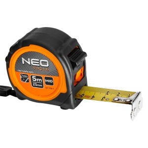 Banda metrica din otel galvanizat 5 m x 25 mm, cu magnet