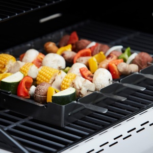 Barbecook BC-ACC-7017 suport pentru frigarui din oțel inoxidabil, 5 locuri - Img 3