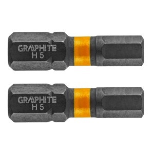 Bit de impact HEX5 x 25mm - set 2 buc