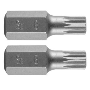 Bit tip "spline" M8x30mm, S2- 2 buc