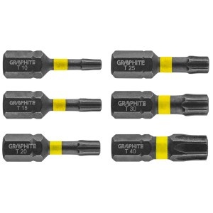 Biti de impact TX10/15/20/25/30/40 x25mm, set 6 buc