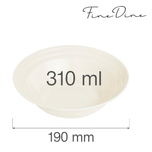 Bol Fine Dine, Crema 310 ml, 140 mm - Img 2