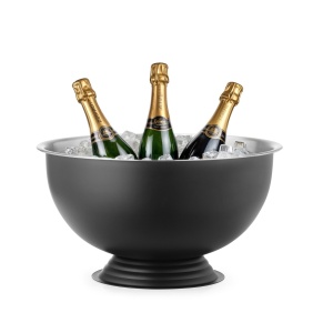 Bol pentru șampanie, BarUp, 13L, Negru, ⌀393x(H)214mm, Rotund