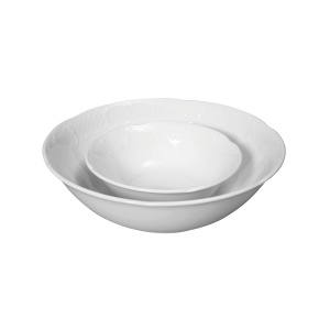 Bol portelan (D) 230 mm, Hendi, gama FLORA, portelan dur cu margini intarite - Img 2