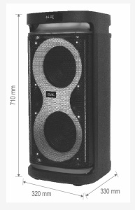 Boxa portabila petrecere Boombox, bluetooth, usb, card, 160W, sunet puternic, LED RGB, SAL PAR 2400BT - Img 7