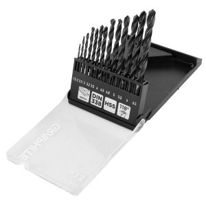 Burghie metal HSS, 1.5 - 6.5mm, set 13 buc