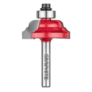 Burghiu freza pentru rotunjire decorativa, HM, 31.7x12.7mm, tija 6mm