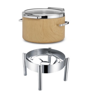 Cadru pentru vas rotund cu inductie de 11 l Madeira De Luxe, Fine DIne - Img 2