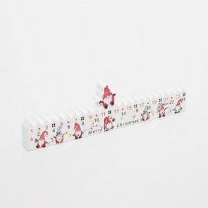 Calendar de Advent cu LED-uri, din lemn - Img 3