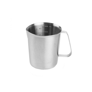 Cana gradata inox 0,5 lt, Hendi, constructie solida, dimensiuni 90x(H)110 mm.