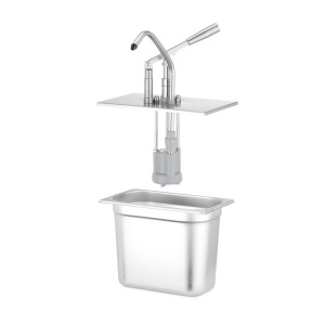 Capac cu dozator pentru recipiente GN, Hendi, GN 1/4, 270x165 mm - Img 2