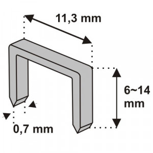 Capse capsator 8mm, 11.3mm, 1000 bucati, Pansam - Img 2