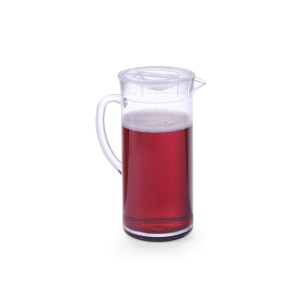 Carafa suc Hendi, cu capac, plastic transparent SAN, 2 l, 12x25 cm - Img 2