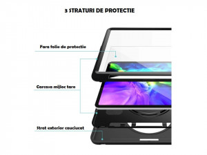 Carcasa Heavy Duty tableta Ipad Pro 12.9 generatia 3/4, 2018/2020, rezistenta socuri, ProCase - Img 2