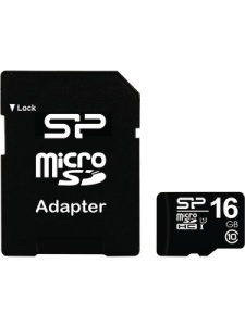 CARD DE MEMORIE MicroSDHC SP 16GB CL10 "SP016GBSTH010V10SP"