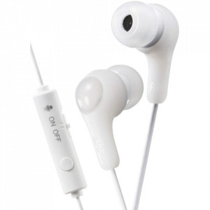 Casti audio In-ear jocuri, 1m, comutator microfon, alb, JVC Gumy - Img 2
