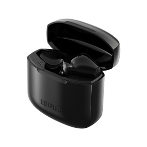CASTI Edifier, wireless, intraauriculare - butoni, pt smartphone, microfon pe casca, conectare prin Bluetooth 5.4, IP54, USB-C, negru, "W200T-BK" - Img 3