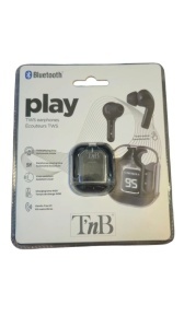 Casti Wireless Stereo, Bluetooth, NEGRU, afisaj LED, incarcare cu docking case, T'nB - Img 7