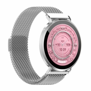 Ceas Smartwatch Denver SWC-394S Silver, Ecran AMOLED 1.32", curea metalica, Bluetooth Calling, autonomie pana la 5 zile - Img 5