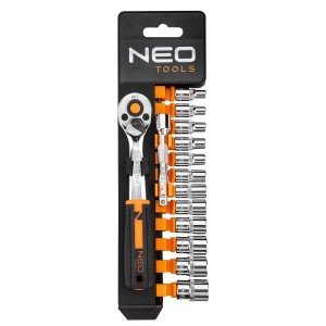 Chei tubulare 1/4", set 14 buc