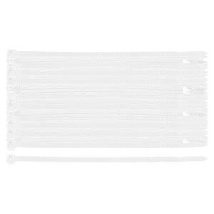 Coliere plastic EXTREME 4,8 × 150 mm, alb, 100 buc.