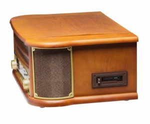 Combina muzicala tip RETRO, cd-player, usb, tunner, aux, caseta, pick-up, cutie lemn, Denver MCR-50MK3 - Img 7