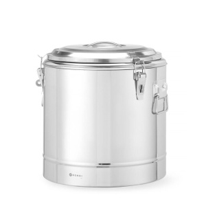 Container transport alimente,31L, inox, HENDI, Ø400x(H)445mm - Img 2