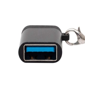 Convertor mufă USB-C - mufă USB-A, metal - Img 2