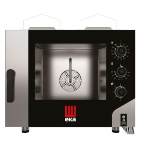 Cuptor pe gaz cu abur cu convectie Millennial Smart Bakery, 4x 600x400mm Tecnoeka, 230V/300W, 9,3kW, 850x1041x(H)801mm