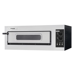 Cuptor pizza basic 1/50 vetro, Prismafood, 400V/4000W, 915x621x(H)357mm