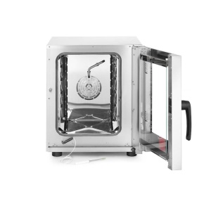Cuptor Tecnoeka cu convectie si abur – Evolution New 5 x GN 2/3, electric, cu pulverizare directa, control cu ecran tactil, GN 2/3, 230V, 3200W - Img 2
