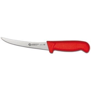 Cuțit de dezosat Supra Colore, Ambrogio Sanelli, lamă curbată, roșu, (L) 290 mm